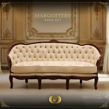 MARQUETERY SOFA SET (2)