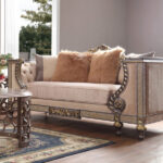 Luxury Gold 3PC Sofa Set HD-3058 By Homey Design 14