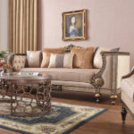 Luxury Gold 3PC Sofa Set HD-3058 By Homey Design 17