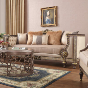 Luxury Gold Sofa HD-3058 By Homey Design