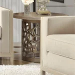 Champagne 3PCs Coffee Table HD-8913CHAM By Homey Design - Image 3