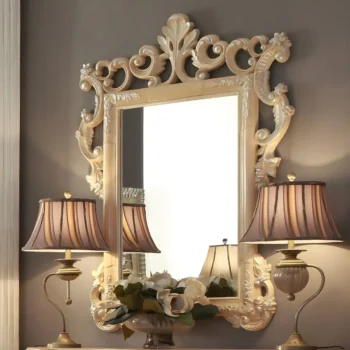 Pickle Frost & Antique Silver Mirror HD-7266 By Homey Design