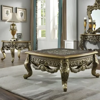 HD-905 BR – 3PC Coffee Table Set By Homey Design