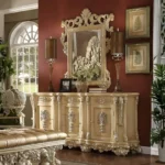 Pickle Frost & Antique Silver 4PC Eastern King Bedroom Set HD-7266 By Homey Design - Image 2