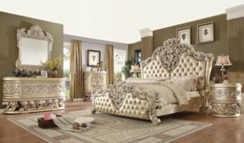 Luxury 7 PCs Dining Table Set HD-8024 By Homey Design 108