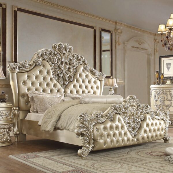Belle Silver Bed HD-8022 By Homey Design