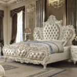 White Luxury Bedroom Set HD-8030 By Homey Design 17