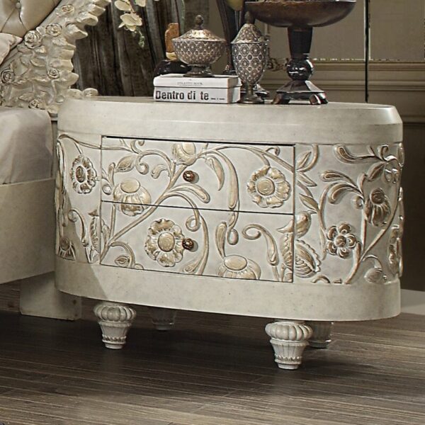 White Luxury Bedroom Set HD-8030 By Homey Design 12
