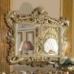 Metallic Bright Gold 4PC Bedroom Set HD-8086 By Homey Design - Image 2