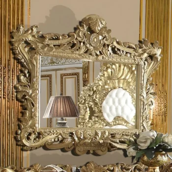 Metallic Bright Gold Mirror HD-8086 By Homey Design