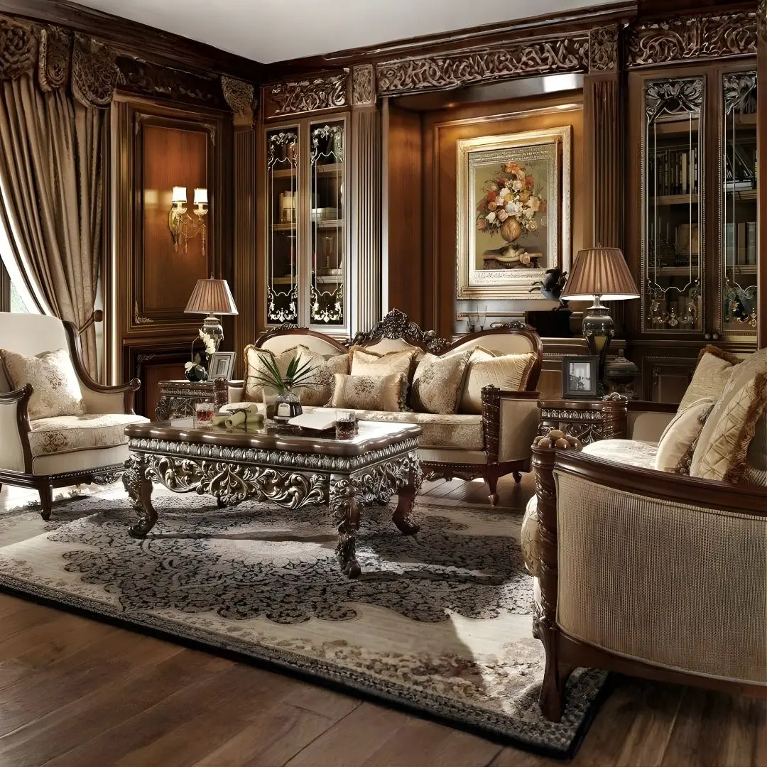 Beige 3 Piece Sofa Set Hd-92 By Homey Design | Mobilia Cleopatra 3 Beige 3 Piece Sofa Set HD-92 By Homey Design - Image 1