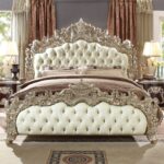 Metallic Silver Finish 5Pcs Bedroom Set HD-8017 By Homey Design 14