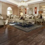 Metallic Bright Gold 3PCs Sofa Set HD-04 By Homey Design