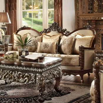 Extra Dark Walnut Loveseat HD-92 By Homey Design