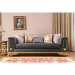Luxury Gold Finish 2PC Sofa Set HD-3053 By Homey Design 11