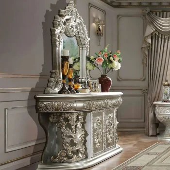 Metallic Silver Dresser HD-8088 By Homey Design