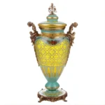 Bronze Floral Finish HD-6016L URN By Homey Design