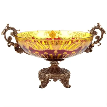 Bronze – Amber & Ruby Red-Gold Bowl HD-3001 By Homey Design
