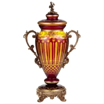 Bronze – Amber & Ruby Red-Gold URN HD-3016 By Homey Design
