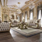 HD-25 Homey Design 3Pc Sofa Set in Perfect Brown