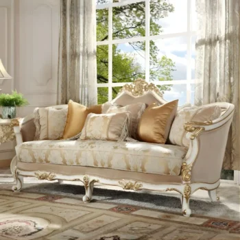 Plantation Cove White Sofa HD-2669 By Homey Design