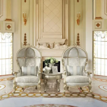 Belle Silver Chair HD-01 By Homey Design