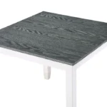 Dunseith 5 Pc. Dining Set Transitional WhiteGray by Furniture of America