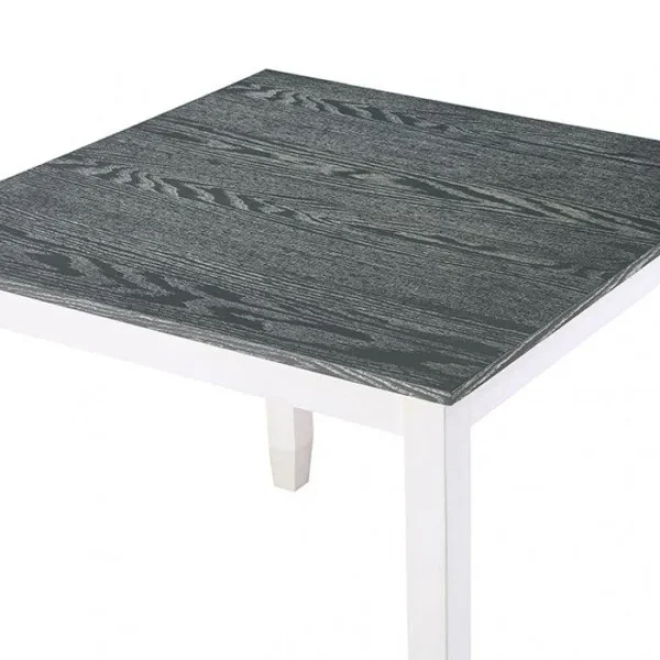 Dunseith 5 Pc. Dining Set Transitional WhiteGray by Furniture of America