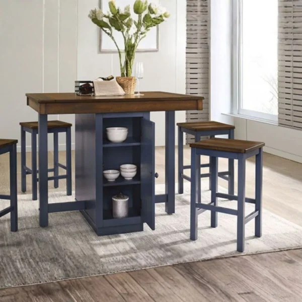 Azurine 5 Pc. Counter Ht. Set CM3493PT-5PK BY Furniture of America