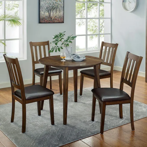 Blackwood 5 Pc. Round Table Set CM3771RT-5PK BY Furniture of America