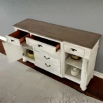 Arcadia Server CM3150WH-SV BY Furniture of America