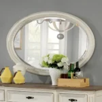 Arcadia Oval Mirror CM3150WH-MO BY Furniture of America