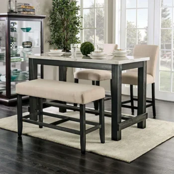 Brule Counter Ht. Table CM3736PT BY Furniture of America