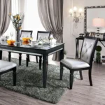 Alena Dining Table CM3452BK-T BY Furniture of America