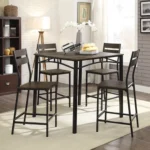 Westport 5 Pc. Counter Ht. Table Set CM3920PT-5PK BY Furniture of America -2