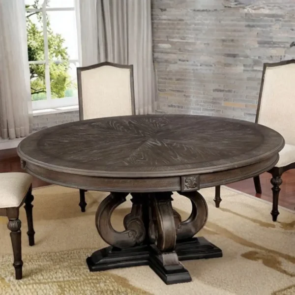 Arcadia Round Dining Table CM3150RT BY Furniture of America