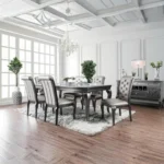 Amina Dining Table CM3219GY-T BY Furniture of America