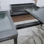 Amina Dining Table CM3219GY-T BY Furniture of America