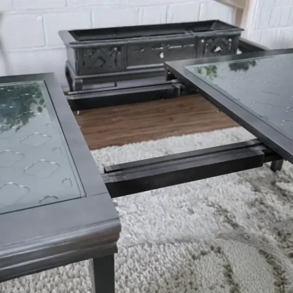 Amina Dining Table CM3219GY-T BY Furniture of America