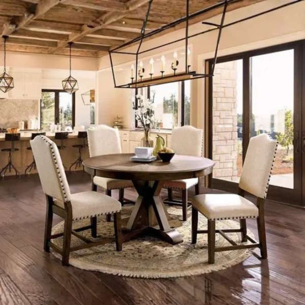 Julia Round Dining Table CM3014RT BY Furniture of America