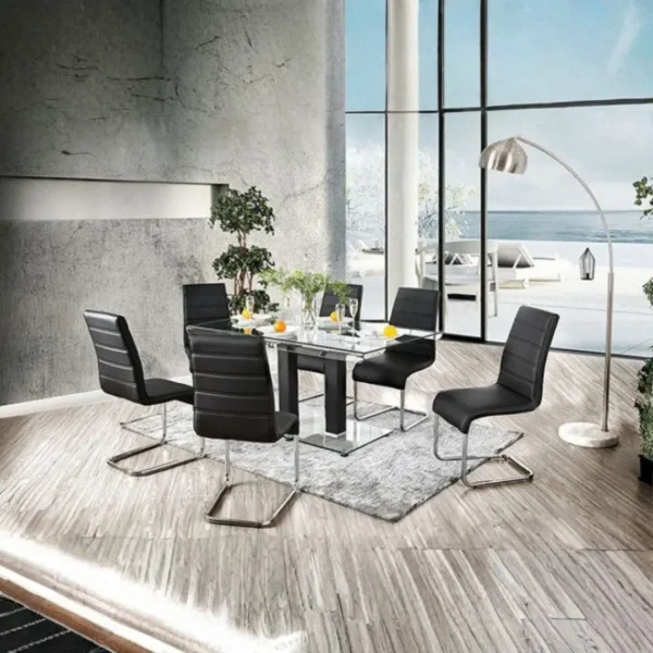 Richfield Dining Table CM3362BK-T BY Furniture of America