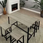 Vilvoorde 5 Pc. Counter Ht. Table Set CM3454PT-5PK BY Furniture of America