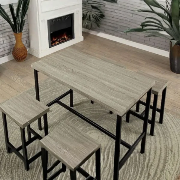 Vilvoorde 5 Pc. Counter Ht. Table Set CM3454PT-5PK BY Furniture of America