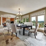 Sania 84 Dining Table CM3324BK-T-84 BY Furniture of America