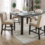 Sania Counter Ht. Table CM3324BK-PT-54 BY Furniture of America