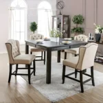 Sania Counter Ht. Table CM3324BK-PT-54 BY Furniture of America