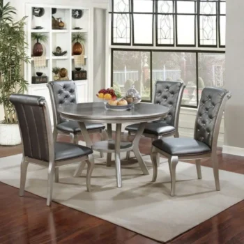 Amina Round Dining Table CM3219RT BY Furniture of America