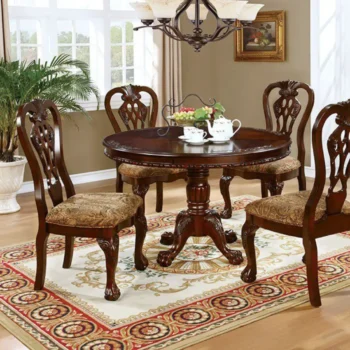 Elana Round Dining Table CM3212RT BY Furniture of America