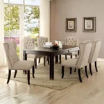 Sania Dining Table CM3324BK-T BY Furniture of America