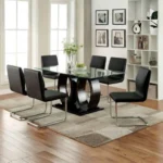 Lodia Dining Table CM3825BK-T BY Furniture of America